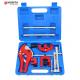 Common Flaring Tools Kit Inch: 3/16,1/4″,5/16″,3/8″,1/2″,5/8″,3/4″ Metric: 5mm,6mm,8mm,10mm,12mm,16mm,19mm Alloy Steel