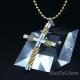 Fashion Top Trendy Stainless Steel Cross Necklace Pendant LPC226