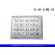 USB keyboard numeric keypad 5x4 Matrix , IP65 outdoor keypad WaterProof