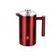 304 Double Wall French Press Tea Double Wall Coffee Plunger 51oz