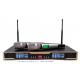 SR-328 professional  double channel VHF wireless microphone with screen  / micrófono / good quality