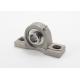 2 Holes Flange Mounted Pillow Block Bearings Stainless Steel Heavy Duty Non Expansion SUCPX05 SUCPX06
