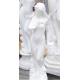 Beautiful Girl Statue Scrupture White Marble Naked Girl Figure Statue with Goose