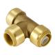 Brass Plumbing Shark Bite Push Fittings 1/2 Coupling Lead Free Quick Connect Sharkbite Pex Push Fit in Fittings