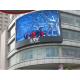 Outside curved LED display module 4.81mm pixel pitch 500x500mm cabinet