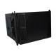 Dark Grey Metal Grill Line Array Column Speakers , NEXO Line Array Sound System For Live Show