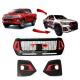 Rocco 2018 Trd Style Body Front Bumper Grille Fog Lamp Cover Kit