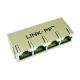 ARJM14A3-811-NN-CW2 1X4 Port Rj-45 8P8C 5G Base-T Ethernet Jack Tab Up