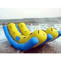 Double Tubes Inflatable Floating Seesaw For Seaside Entertainment , Inflatable Water Games