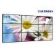 3X3 46 inch Ultra Thin 3.5mm Advertising LCD Video Wall Display With 4K Input