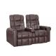 Custom Leather Electric Recliner Couch Home VIP Lounge Chair With Heat Seat Cushion