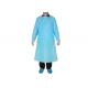 Thumb Hole Sleeved Surgical Disposable Isolation Gown For Work Protection