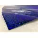 Royal Blue Hologram Heat Transfer Vinyl , Holographic HTV For DIY Garment Print