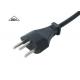 ESTI Approval Switzerland Power Cord , SEV 1011 10A 250V Power Cord 3 Pin Plug