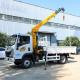 4 Ton 3.2 Ton truck crane Telescopic Boom Truck Mounted Crane price for sale