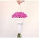 Flower Shop 40 Cm Flower Cone Box Recyclable With Ribbon Handle