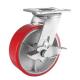 PU Shipping Container Casters Wheel 8 Inch Swivel Castors