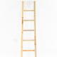Custom Size Bamboo Loft Ladder Antique Decorative Brown Bamboo Climbs Ladder