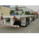 60T Payload 80ft Flatbed Semi Trailer Combination with draw bar dolly trailer
