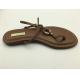 close Toe Casual Womens Flat Sandals With Rubber Sole Material