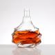 Customize Sealing Type 750ml Rhombus Shape Whiskey Pattern Glass Bottle for Customized
