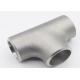 ASME B16.9 Fittings 1-48 Inch Butt Welding Pipes Stainless Steel A403 SCH80 Equal Tee
