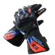 Black Antiskid Rechargeable Battery Heated Winter Gloves For Motorcycling Skiing CE FCC