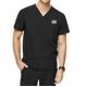 factory custom hospital lab coat medical scrubs uniforms v neck rayon mix fabric scrubs for men