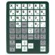 Lightweight Flexible Membrane Switch Keypad Thin Film With 3M467 / 3M468 Adhesive