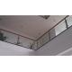 Easy Cleaning Stair Balustrade Glass High Polished Edges Colorful