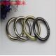 Wholesale nickel 32mm diameter easy open metal spring gate o ring carabiner O ring