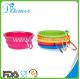 100% Food Grade Foldable Retractable Silicone Pet Water Food Feeding Dog Travel Bowl