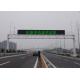 P25 2R1G1B LED Highway Signs Reflect The Traffic Conditions In A Timely Manner