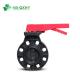 EPDM Rubber Seal Material Customized Plastic UPVC PVC Butterfly Valve with Lever-Type