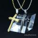 Fashion Top Trendy Stainless Steel Cross Necklace Pendant LPC190