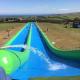 100m Giant Inflatable Slip N Slide With Pool For Kids And Adults