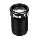 25mm Focal Length 50m 1/2 F2.4 M12 CCTV Camera Lens