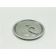 300 73mm Diameter Easy Open Jar Lids Tinplate Material Silver Metal Color