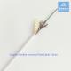 Simplex Flexible Armored Fiber Patch Cable 3.0mm White LSZH FTTH