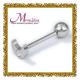 2012 new sliver body piercing jewellery ear pendants / belly button for ladies BJ21