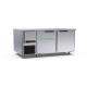 360l 2 Door Bench Freezer 1500×700×800mm 220v Chest Freezer Table