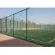 Plastic Coating Flat Surface Metal Chain Link Fence