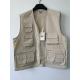 vest, mens vest in polyester fabric, fishing vest, casual vest
