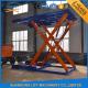 Q235 Steel Hydraulic Scissor Car Lift Lowering Speed 3 - 4m/Min