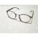 80031-C4  Black tortoiseshell Color Acetate Temple TR90 Material Optical Eyeglasses frame