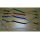 China factory direct OEM custom colors custom sizes spring coiled lanyard cords with hooks