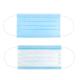 Blue Color Antibacterial Face Mask Disposable With Melt Blown Fabric