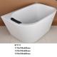 Freestanding Acrylic Corner Jacuzzi Bathtubs For Hotel / Family Bathroom Used