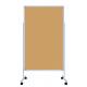 Soft Magnetic Cork Bulletin Board For Office Metal Freestanding Feature