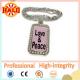 Customized LED dog tag necklace for kids with your own design
